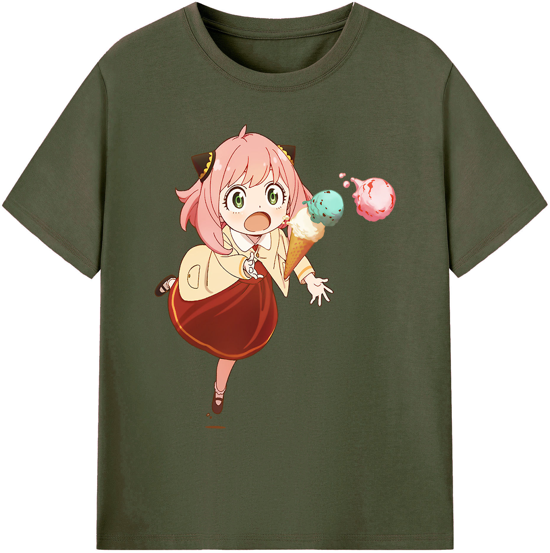 （画像用） SPY×FAMILY间谍家家酒 綿100％ メンズ半袖Tシャツ｜肌触りやわらか＆通気性